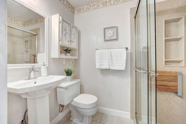 Bathroom, Glass Shower, Interior