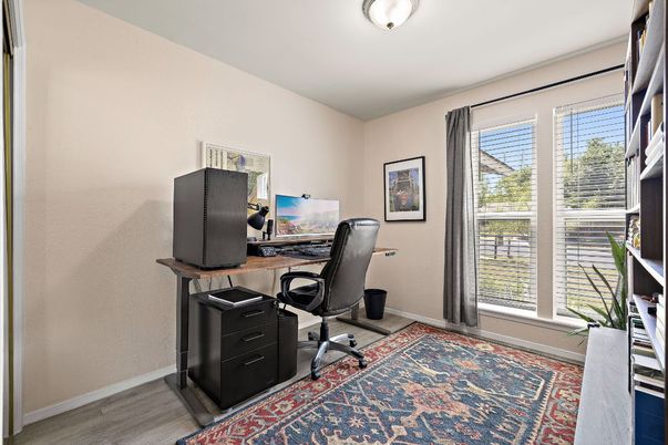 Home Office, Interior, Wood Texture Flooring