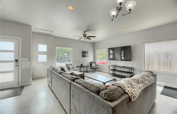 Interior, Living room, Recessed Lighting