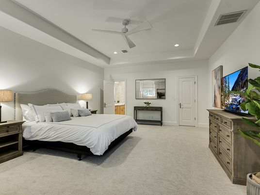 Bedroom, Interior, Recessed Lighting
