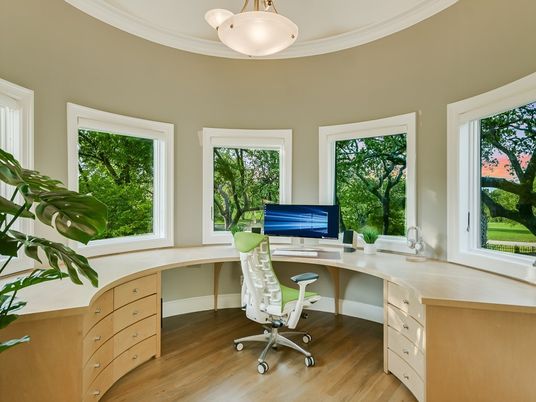 Home Office, Interior, Wood Texture Flooring