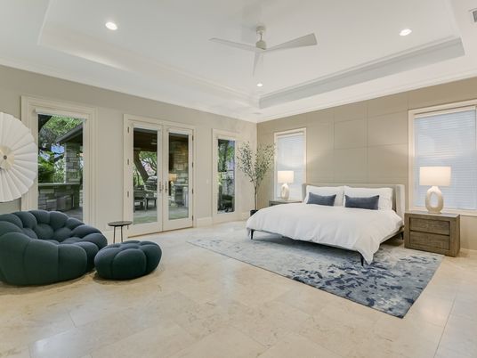 Bedroom, Interior, Recessed Lighting