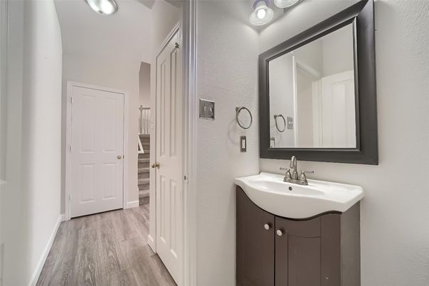 Bathroom, Interior, Wood Texture Flooring