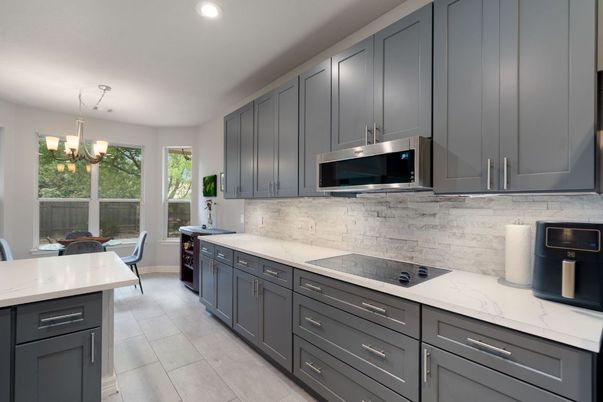 Chandelier, Dining room, Interior, Kitchen, Recessed Lighting
