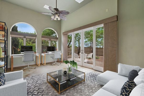 Home Office, Interior, Living room