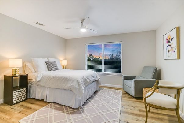Bedroom, Interior, Wood Texture Flooring
