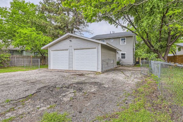 Backyard, Detached Garage, Exterior