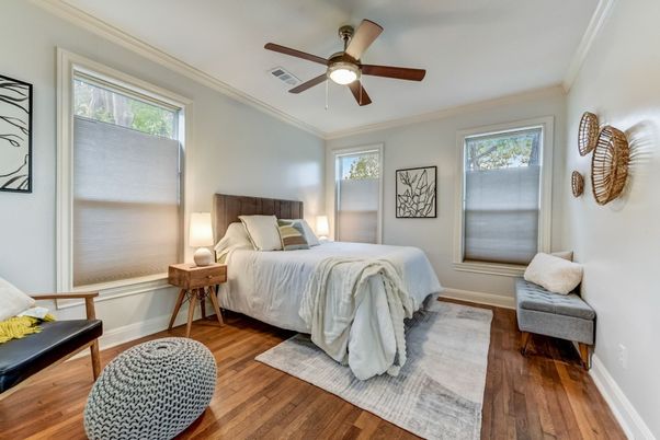 Bedroom, Interior, Wood Texture Flooring