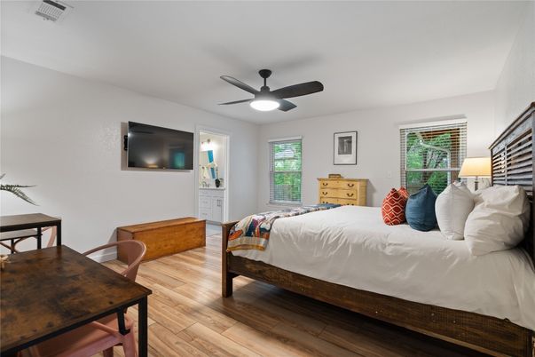 Bedroom, Interior, Wood Texture Flooring