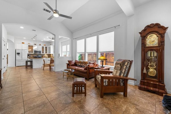 Interior, Kitchen, Living room, Recessed Lighting