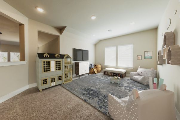 Interior, Living room, Recessed Lighting