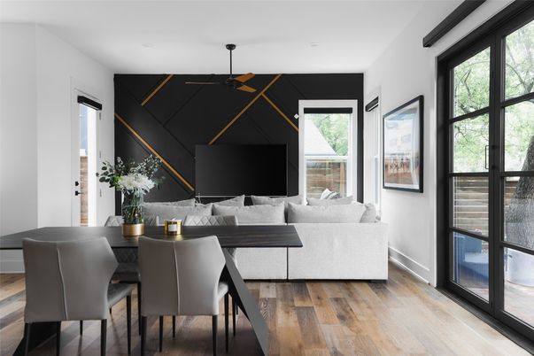 Dining room, Interior, Living room, Wood Texture Flooring