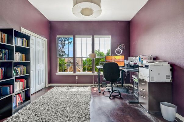 Home Office, Interior, Wood Texture Flooring
