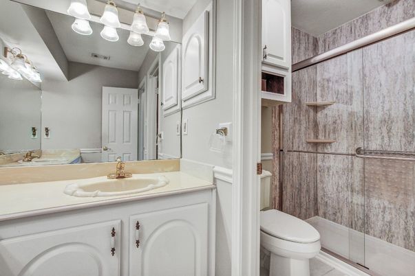 Bathroom, Glass Shower, Interior
