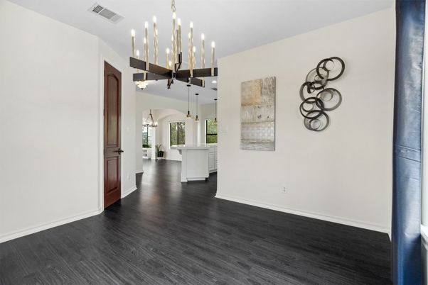 Interior, Pendant Lights, Wood Texture Flooring