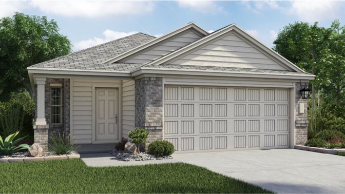 Attached, Exterior, Facade, Brick Facade, Brick Traditional