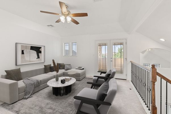 Interior, Living room, Recessed Lighting