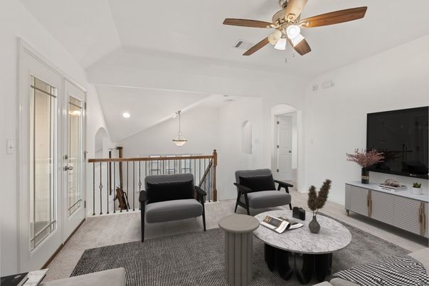 Interior, Living room, Pendant Lights, Recessed Lighting