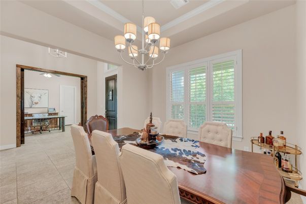 Chandelier, Dining room, Interior