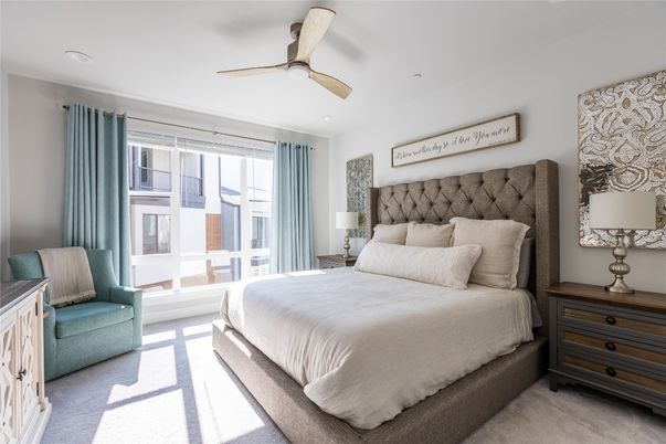 Bedroom, Interior, Recessed Lighting