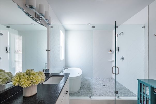Bathroom, Glass Shower, Interior