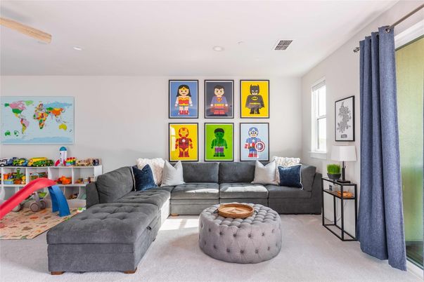 Interior, Living room, Recessed Lighting