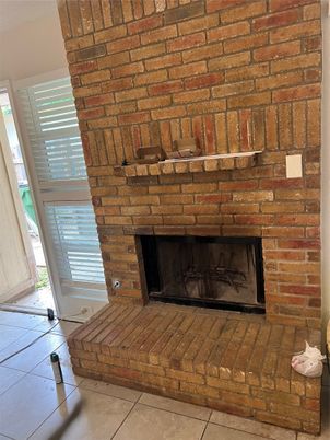 Fireplace, Interior, Stone Walls