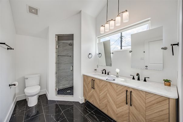 Bathroom, Dual Sink Vanities, Interior, Marble