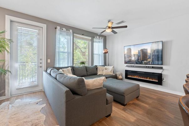 Fireplace, Interior, Living room, Wood Texture Flooring