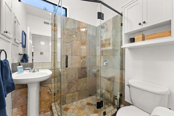Bathroom, Glass Shower, Interior