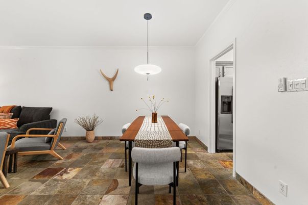Dining room, Interior, Pendant Lights