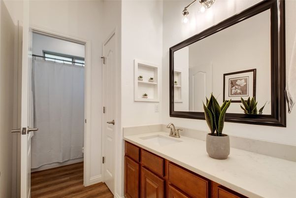 Bathroom, Interior, Wood Texture Flooring