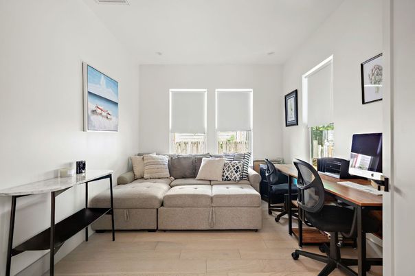 Home Office, Interior, Wood Texture Flooring
