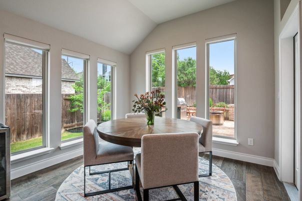 Dining room, Interior, Wood Texture Flooring