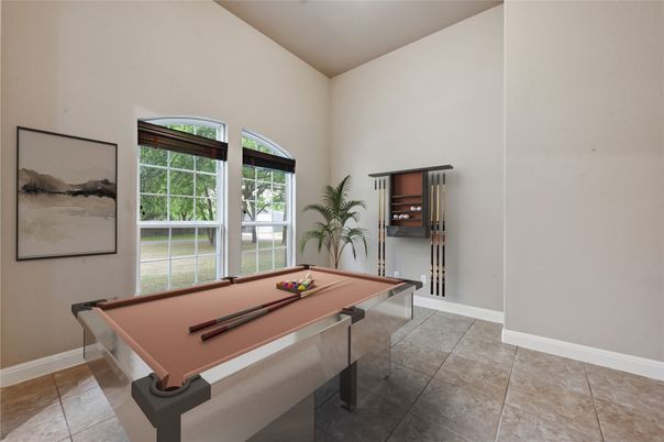 Billiard Table, Game Room, Interior