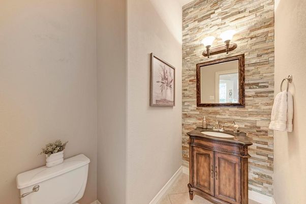Bathroom, Interior, Stone Walls