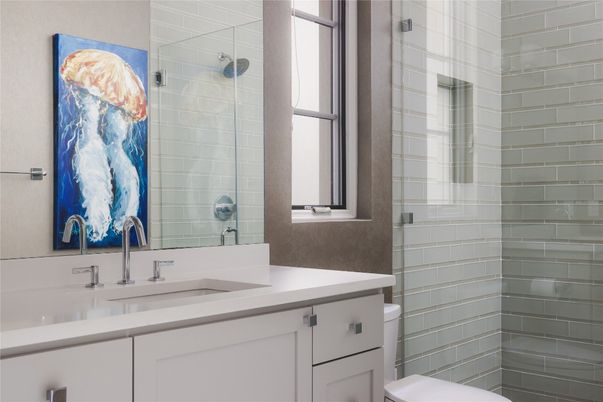 Bathroom, Glass Shower, Interior