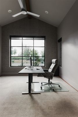Home Office, Interior, Recessed Lighting