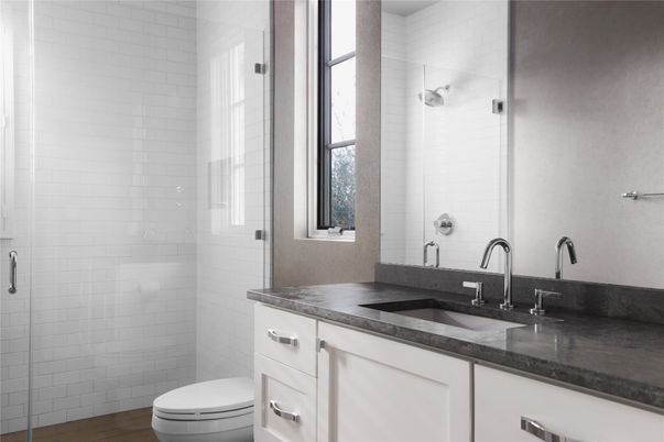 Bathroom, Glass Shower, Interior