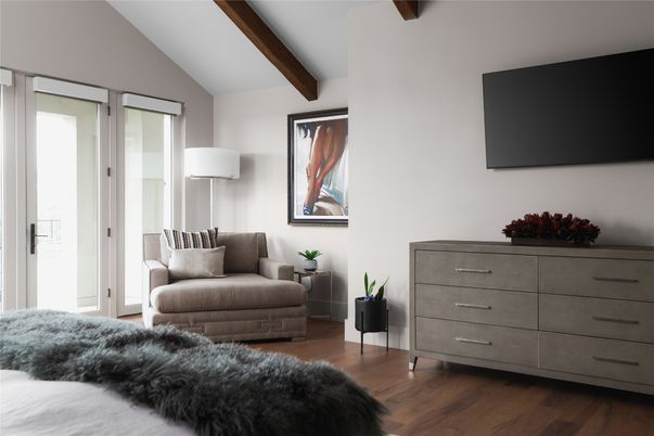 Bedroom, Interior, Wooden Beams, Wood Texture Flooring