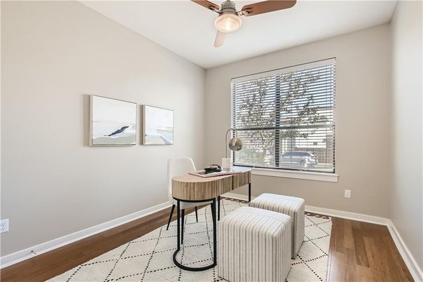 Home Office, Interior, Wood Texture Flooring