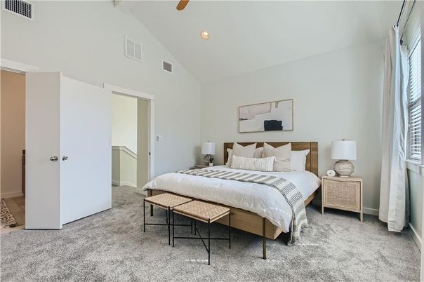 Bedroom, Interior, Recessed Lighting