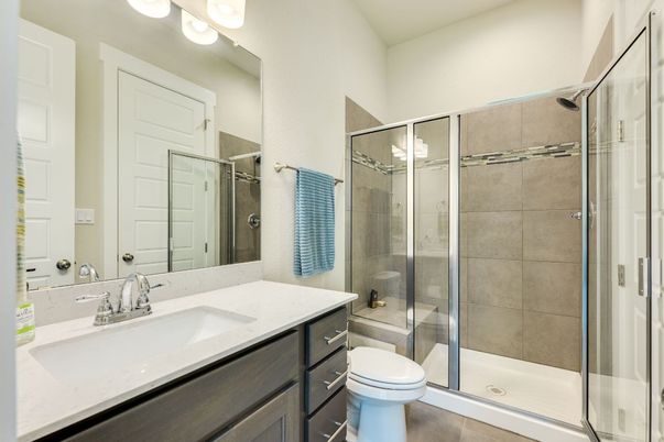 Bathroom, Glass Shower, Interior