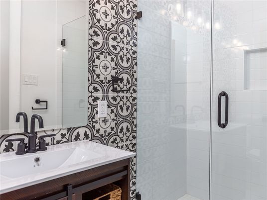Bathroom, Glass Shower, Interior