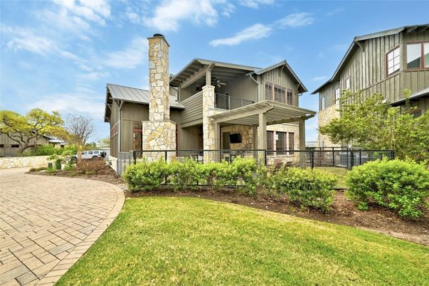 Backyard, Exterior, Facade, Mediterranean