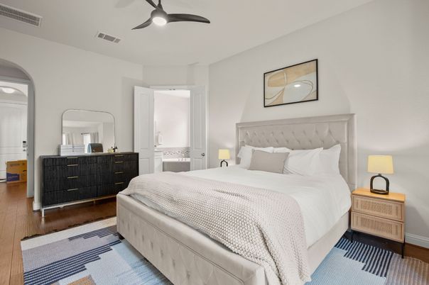 Bedroom, Interior, Wood Texture Flooring