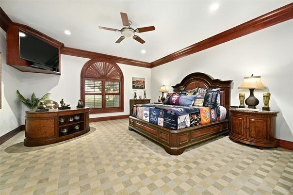 Bedroom, Interior, Recessed Lighting