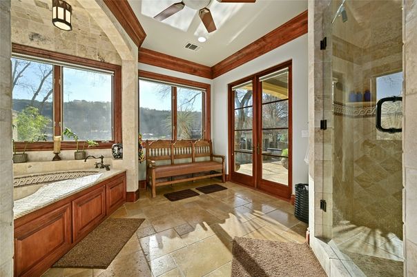 Bathroom, Glass Shower, Interior