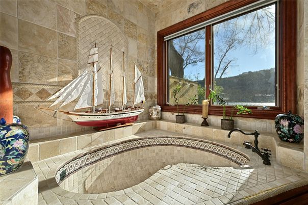 Bathroom, Interior, Stone Walls