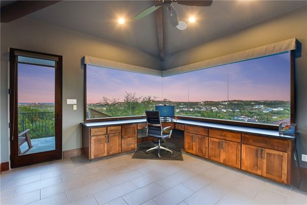 Home Office, Interior, Recessed Lighting